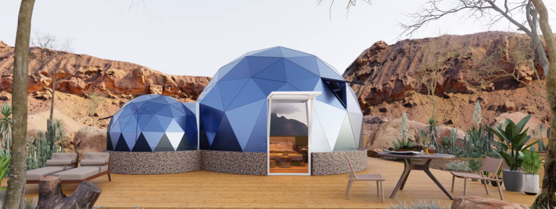 故城县球形智能光伏玻璃星空房